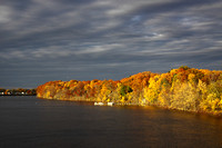 October- Fall Foliage on Pleasantdale's Hudson Shore